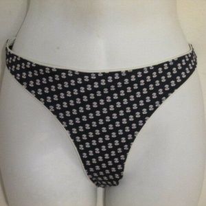 Tory Burch Normandy Bowties Bikini Bottoms S NWT 105 Blue White